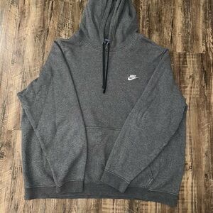 Nike Heather Gray Fleece Hoodie